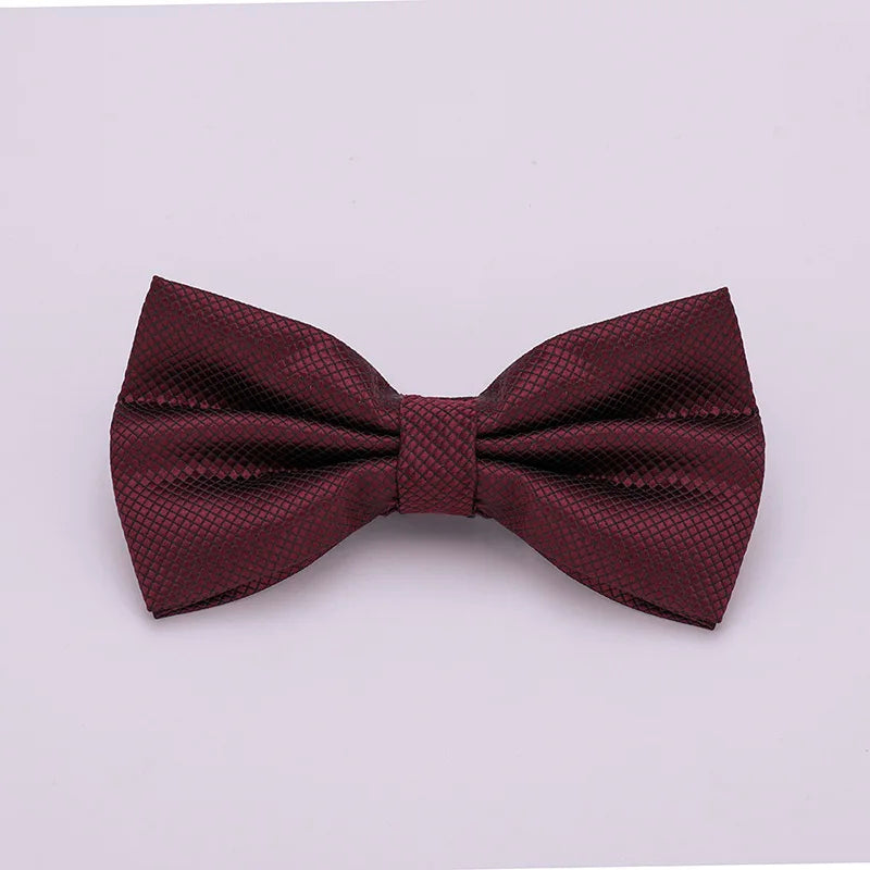 Verstellbare Fliege für Herren & Damen – Mehrfarbige Klassische Fliege | Elegantes Accessoire für Hochzeit, Party & Business Kaufschwan® Kastanienbraun