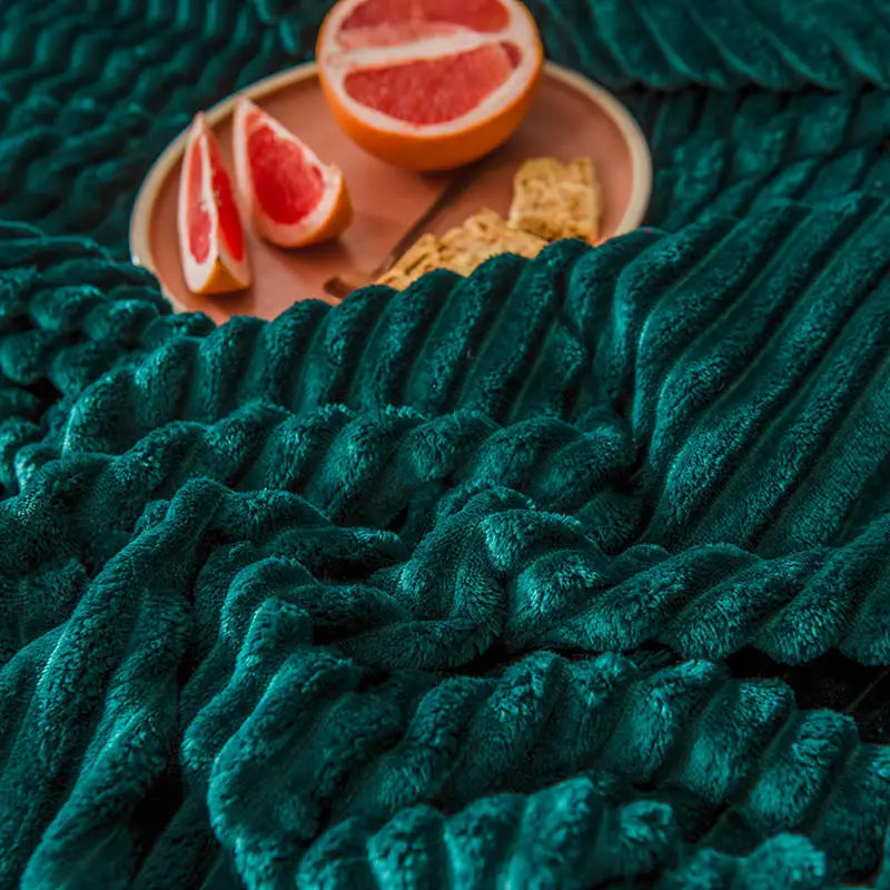 Flanell-Bettdecke – Weiche & Warme Kuscheldecke für Einzel-, Queen- & King-Size-Betten Kaufschwan®