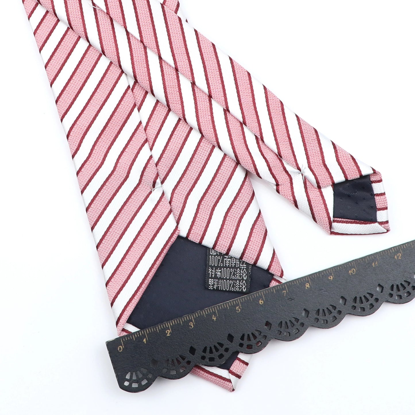 Herren Jacquard-Krawatte mit Punkten & Streifen – Klassische Polyester-Krawatte | Weiche Cravate in Blau, Schwarz, Rot & Rosa für Business & Alltag Kaufschwan®
