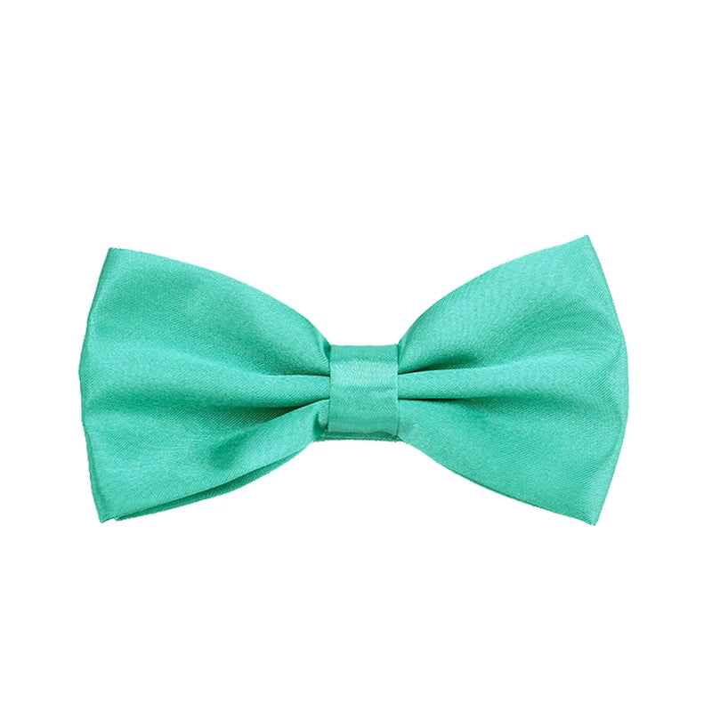 Herren Klassische Fliege – 43 Farben Polyester-Schmetterlingsfliege | Elegantes Accessoire für Anzug, Hochzeit & Party Kaufschwan® Türkisgrün