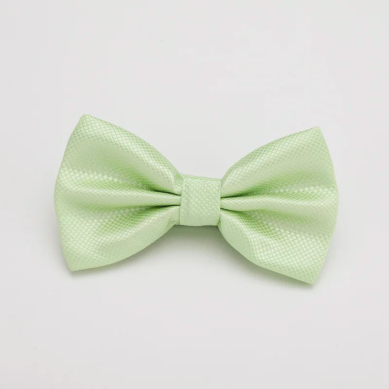 Verstellbare Fliege für Herren & Damen – Mehrfarbige Klassische Fliege | Elegantes Accessoire für Hochzeit, Party & Business Kaufschwan® Hellgrün