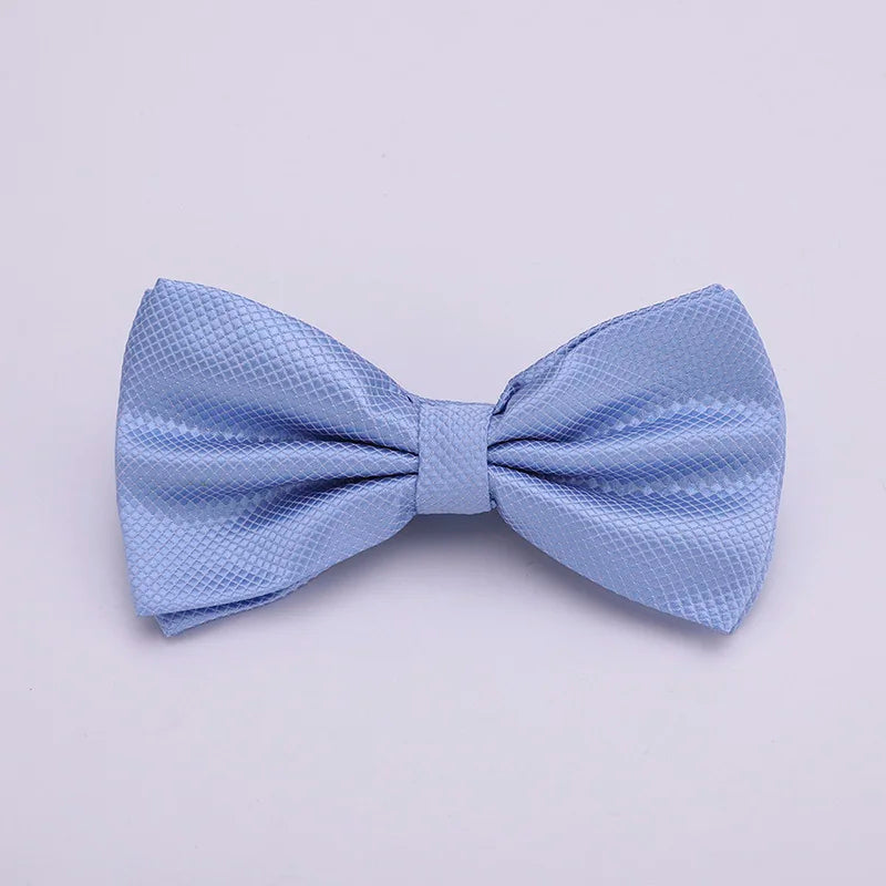 Verstellbare Fliege für Herren & Damen – Mehrfarbige Klassische Fliege | Elegantes Accessoire für Hochzeit, Party & Business Kaufschwan® Himmelblau