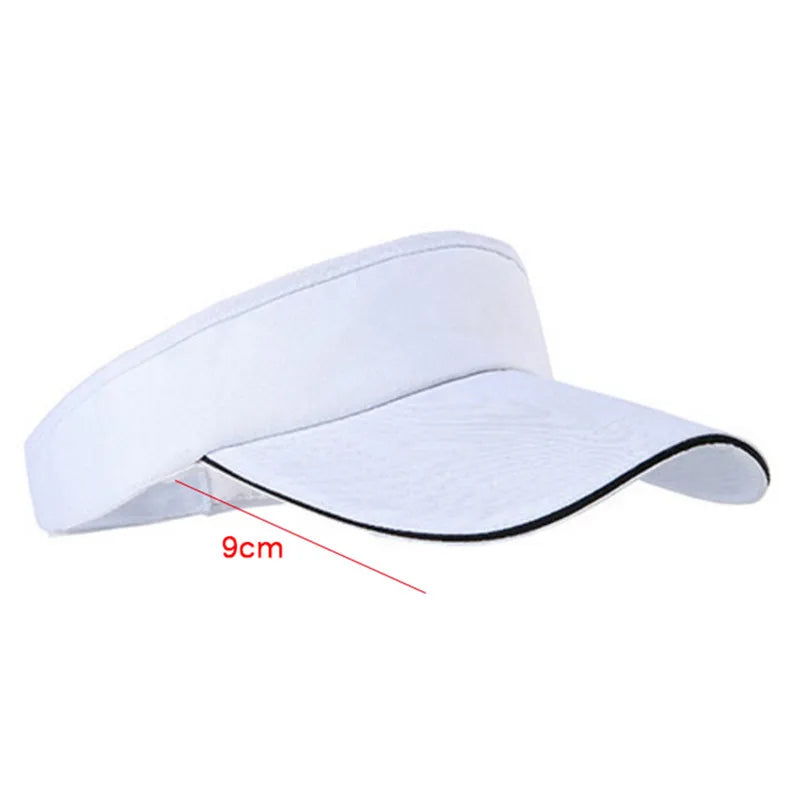 Tennis Visor Kappe für Damen & Herren – Verstellbare Sport Sonnenkappe | Leichte Lauf-, Strand- & Outdoor Tennis Mütze Kaufschwan®