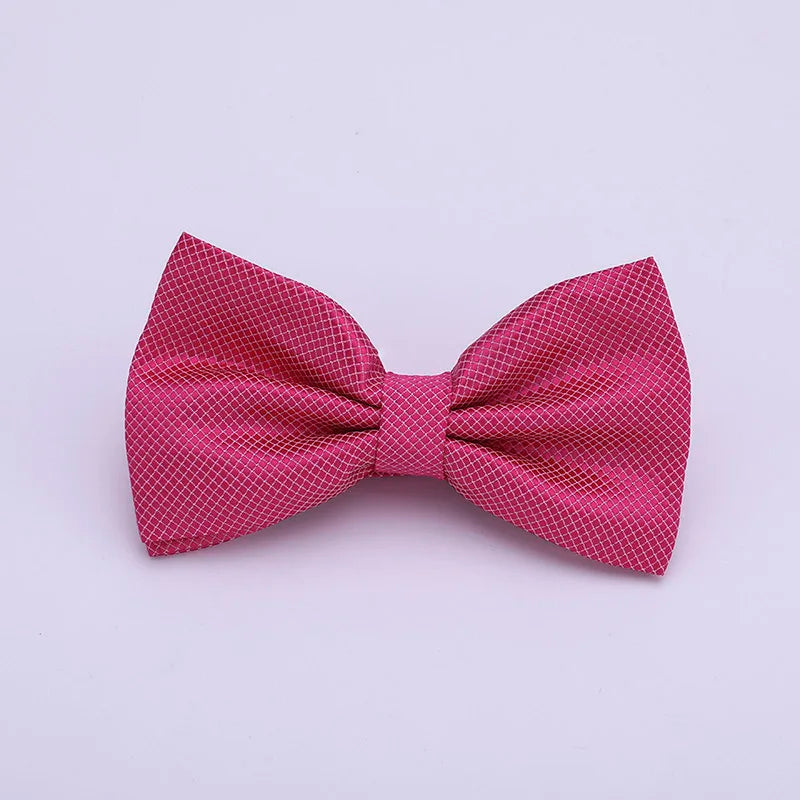 Verstellbare Fliege für Herren & Damen – Mehrfarbige Klassische Fliege | Elegantes Accessoire für Hochzeit, Party & Business Kaufschwan® Pink