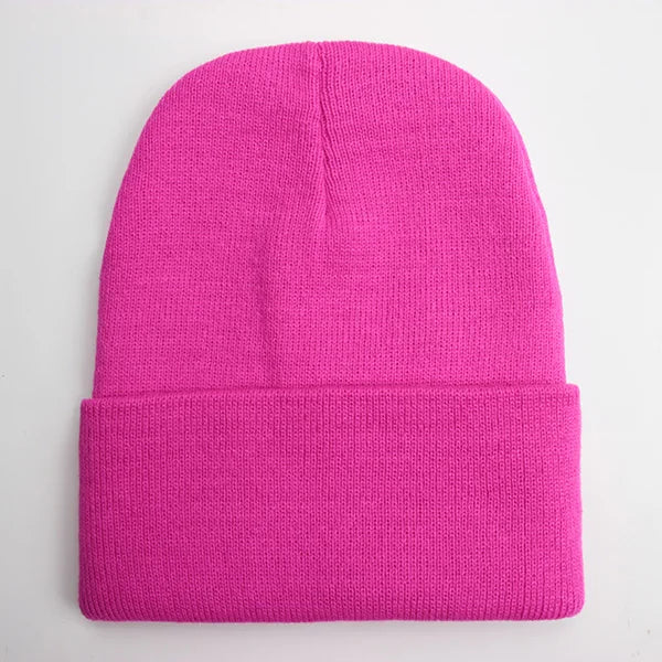 Unisex Strickmütze – Warme Wollmischung Beanie für Damen & Herren | Herbst Winter Skull Cap in 24 Farben