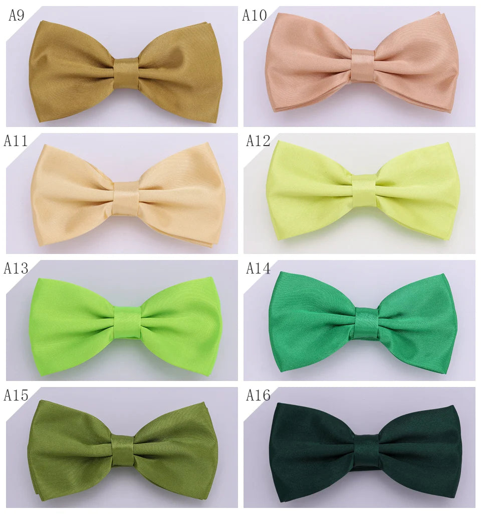 Herren Klassische Fliege – 43 Farben Polyester-Schmetterlingsfliege | Elegantes Accessoire für Anzug, Hochzeit & Party Kaufschwan®