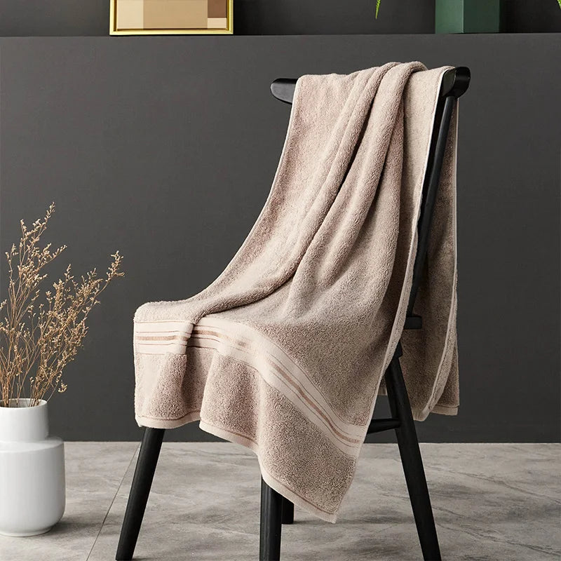 Ägyptische Baumwolle Handtuch Set – Bade- & Gesichtstuch | Luxuriös Weich & Saugfähig für Bad, Reise & Sport Kaufschwan® Badetuch 70x150cm 5