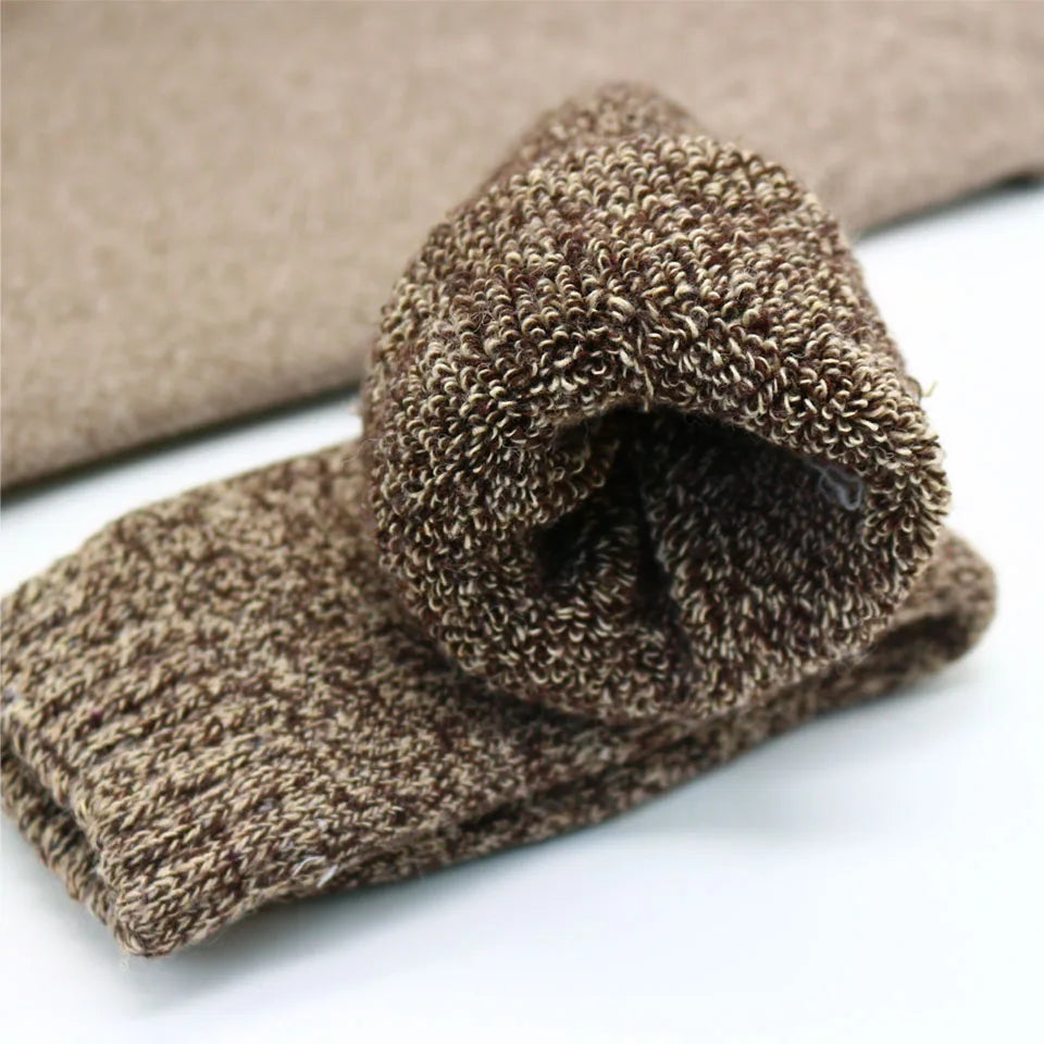 5 Paare Herren Merinowoll-Wintersocken | Extra Dicke Warme Harajuku Retro Schneesocken | Hochwertige Antifrost-Socken Kaufschwan®