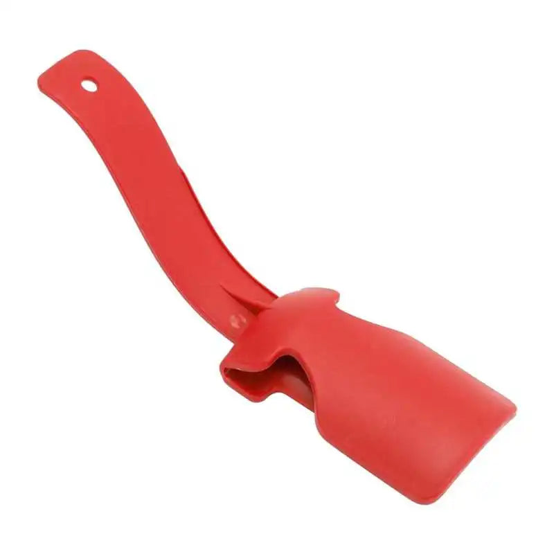 Unisex Schuhanzieher – Bequeme Schuhhilfe für Erwachsene, Kinder & Senioren | Einfacher Schuhanzieher zum Schnellen Hineinschlüpfen Kaufschwan® Rot