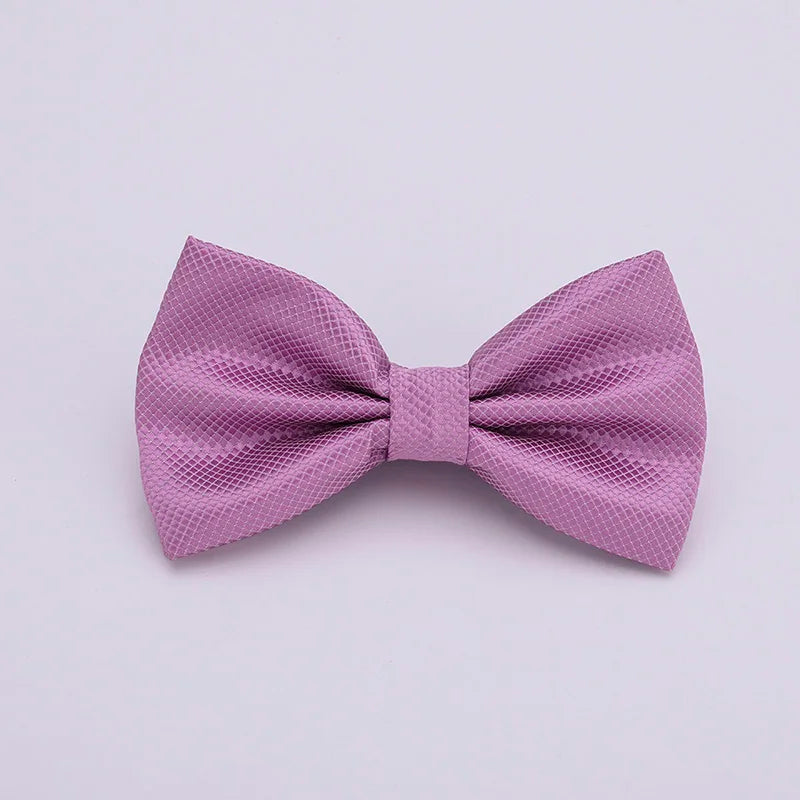 Verstellbare Fliege für Herren & Damen – Mehrfarbige Klassische Fliege | Elegantes Accessoire für Hochzeit, Party & Business Kaufschwan® Rosa