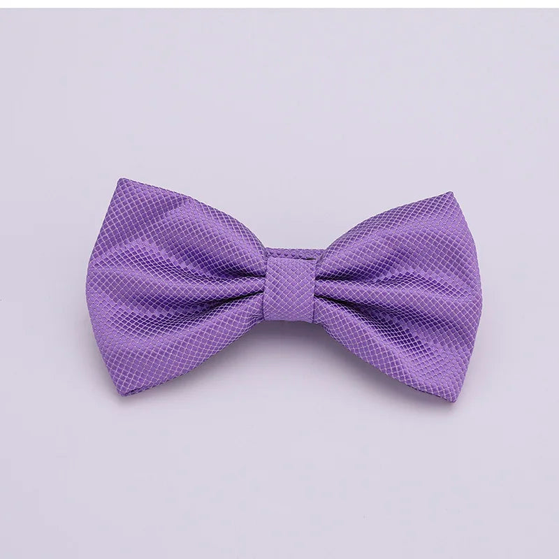 Verstellbare Fliege für Herren & Damen – Mehrfarbige Klassische Fliege | Elegantes Accessoire für Hochzeit, Party & Business Kaufschwan® Helllila