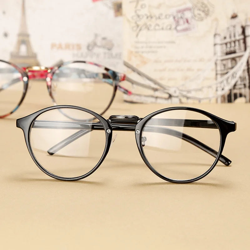 Plain glasses frame computer glasses spectacles round transparent Optical glasses women men eyeglasses frame for female male Kaufschwan®