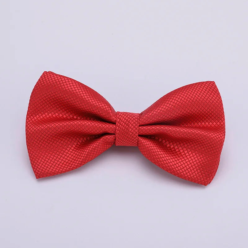 Verstellbare Fliege für Herren & Damen – Mehrfarbige Klassische Fliege | Elegantes Accessoire für Hochzeit, Party & Business Kaufschwan® Leuchtend Rot