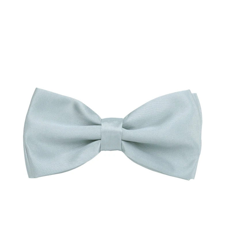 Herren Klassische Fliege – 43 Farben Polyester-Schmetterlingsfliege | Elegantes Accessoire für Anzug, Hochzeit & Party Kaufschwan® Eishellblau