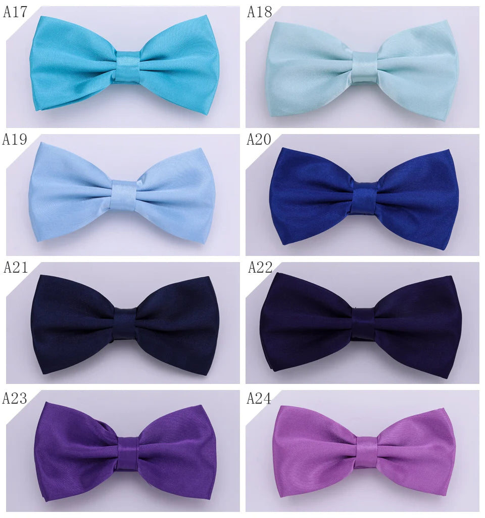 Herren Klassische Fliege – 43 Farben Polyester-Schmetterlingsfliege | Elegantes Accessoire für Anzug, Hochzeit & Party Kaufschwan®