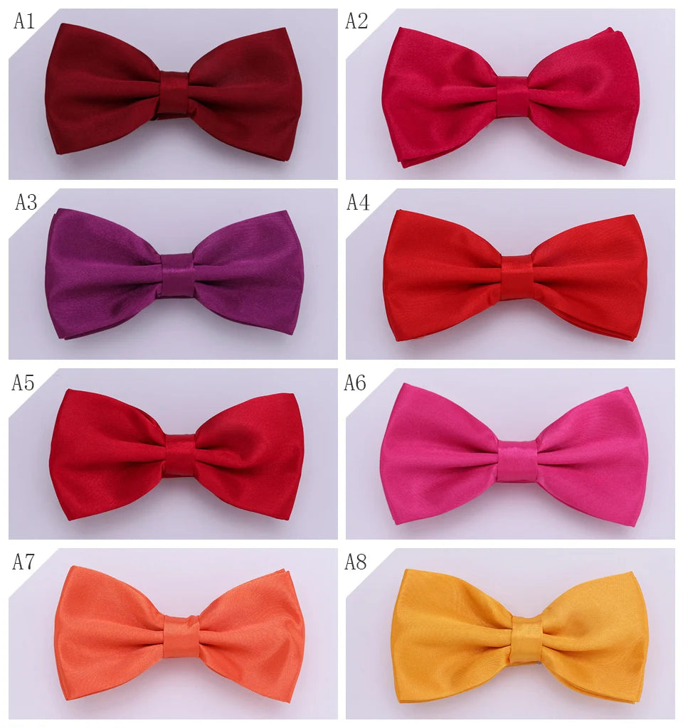 Herren Klassische Fliege – 43 Farben Polyester-Schmetterlingsfliege | Elegantes Accessoire für Anzug, Hochzeit & Party Kaufschwan®