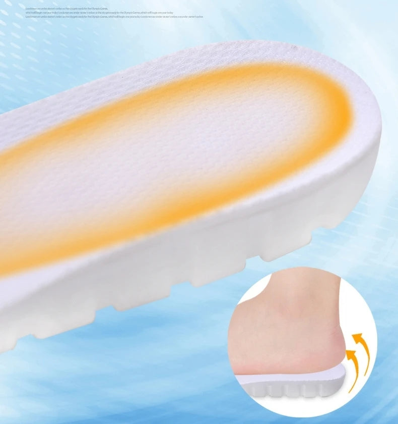 Neue Extra Dicke Memory Foam Einlegesohlen | Gepolsterte Laufschuhe Einlagen für Damen & Herren | Orthopädische Fußunterstützung Kaufschwan®
