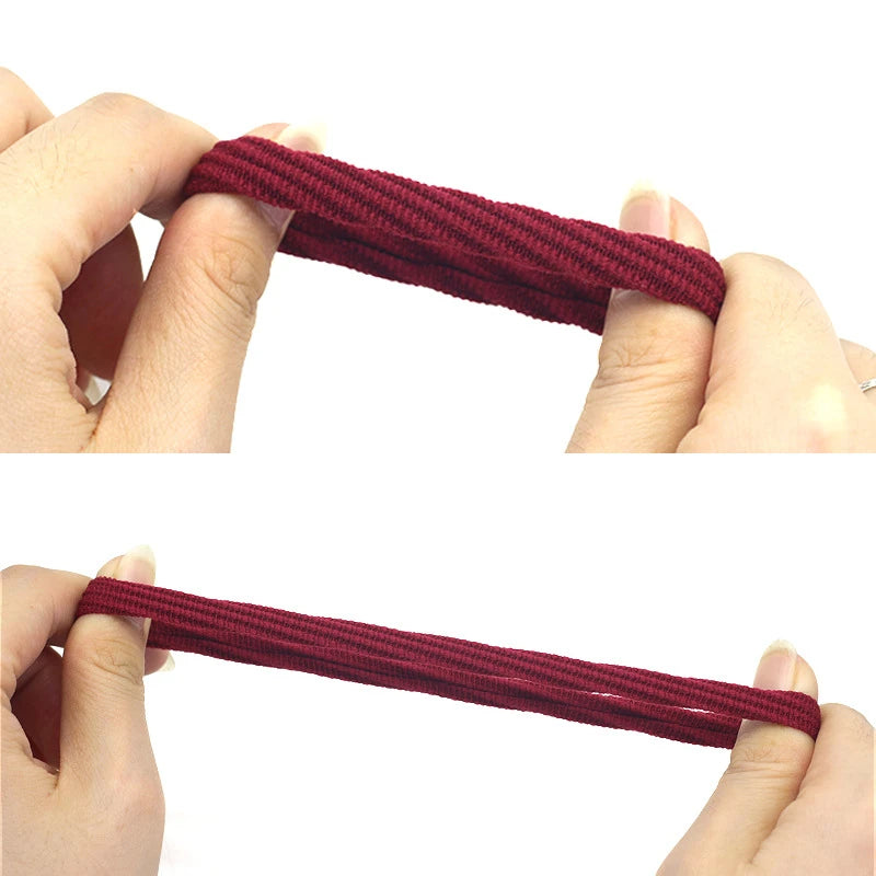 20 Stück Hoch-Elastische Modische Haargummis | Jacquard-Muster Haarbänder | Stilvolle Damen Haaraccessoires Kaufschwan®