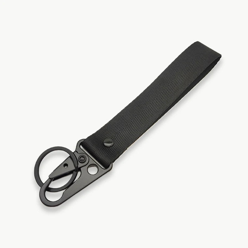 Personalisierter Schlüsselanhänger fürs Handgelenk – Mit eigenem Text oder Logo | Lanyard mit Clip für Auto & Motorrad, Unisex Design