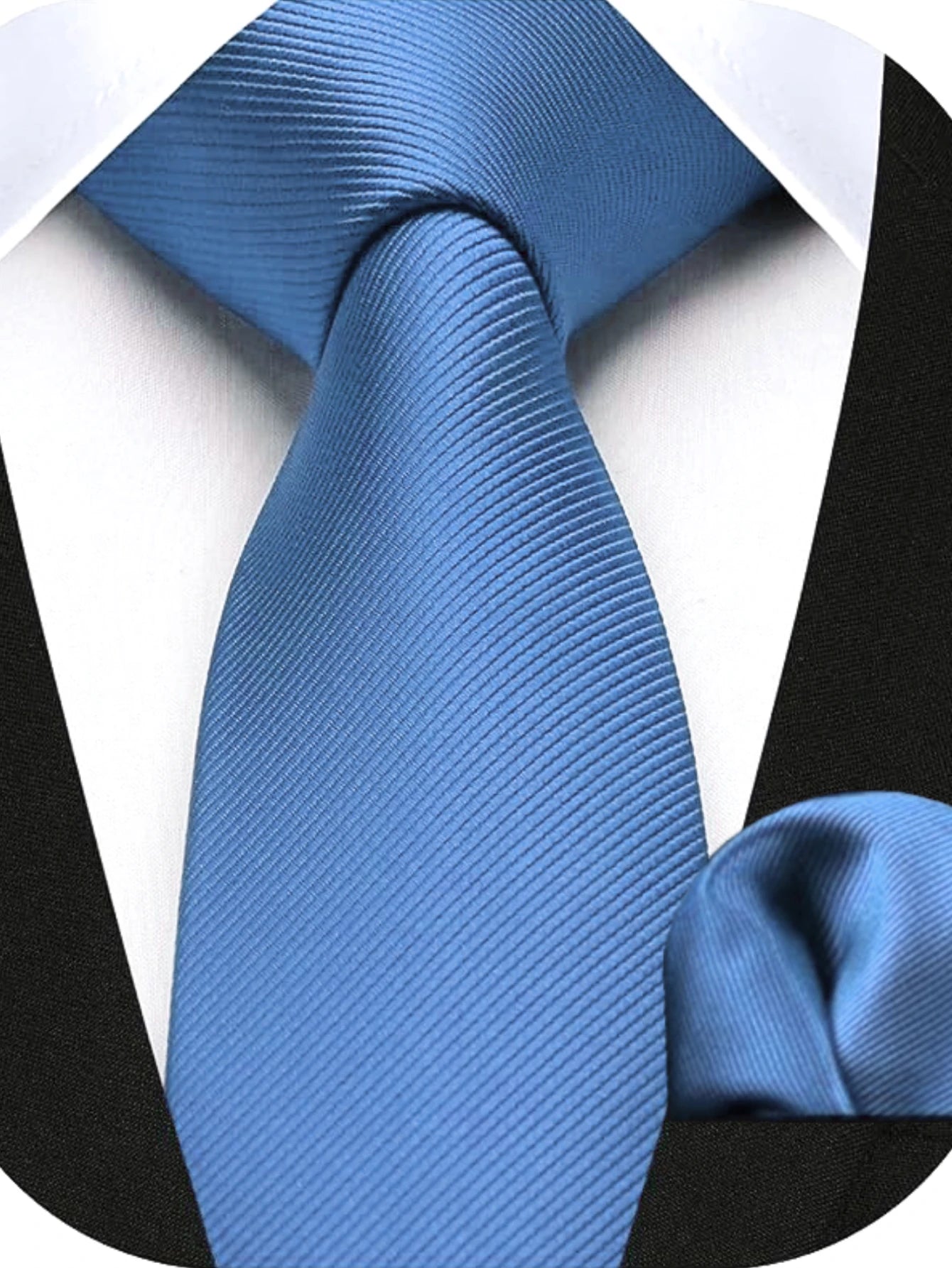 Herren Seidenkrawatten-Set – 6 cm Schmale Krawatte mit Passendem Einstecktuch | Elegantes Geschenk für Hochzeit, Business & Formelle Anlässe Kaufschwan®