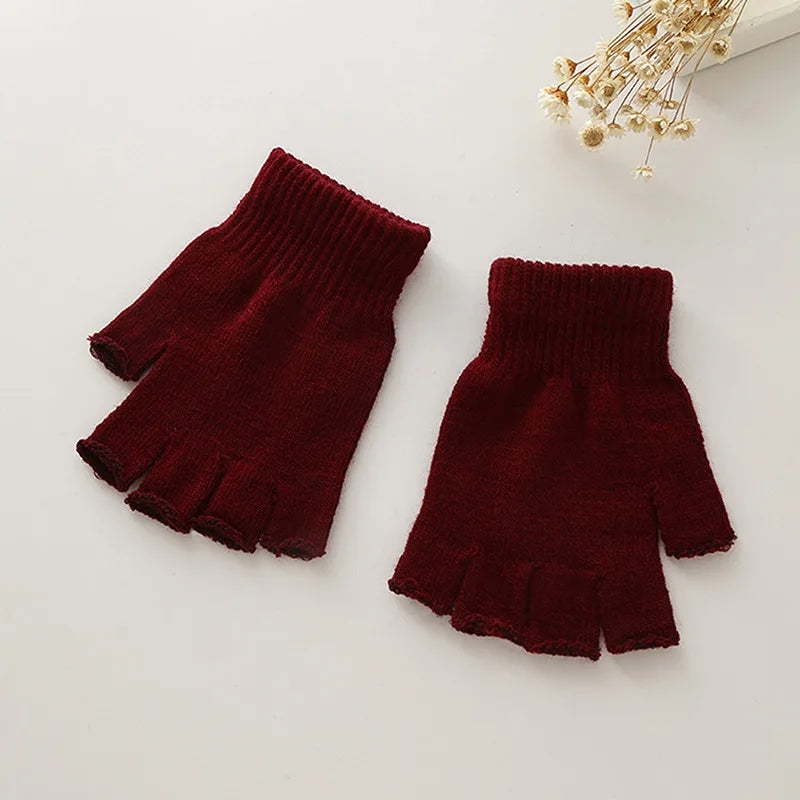 Winter Touchscreen Strickhandschuhe – Warme Unisex Vollfinger Handschuhe | Verdickte Strickhandschuhe aus Kunstwolle für Damen & Herren