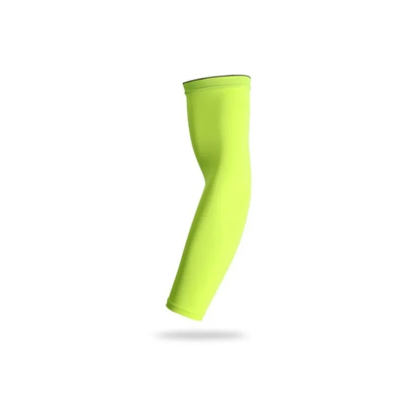 1 Stück Sport Kompressions Armmanschette – UV Schutz Ärmel für Basketball, Laufen, Radfahren & Volleyball Kaufschwan® 1 Stück Grün XXL