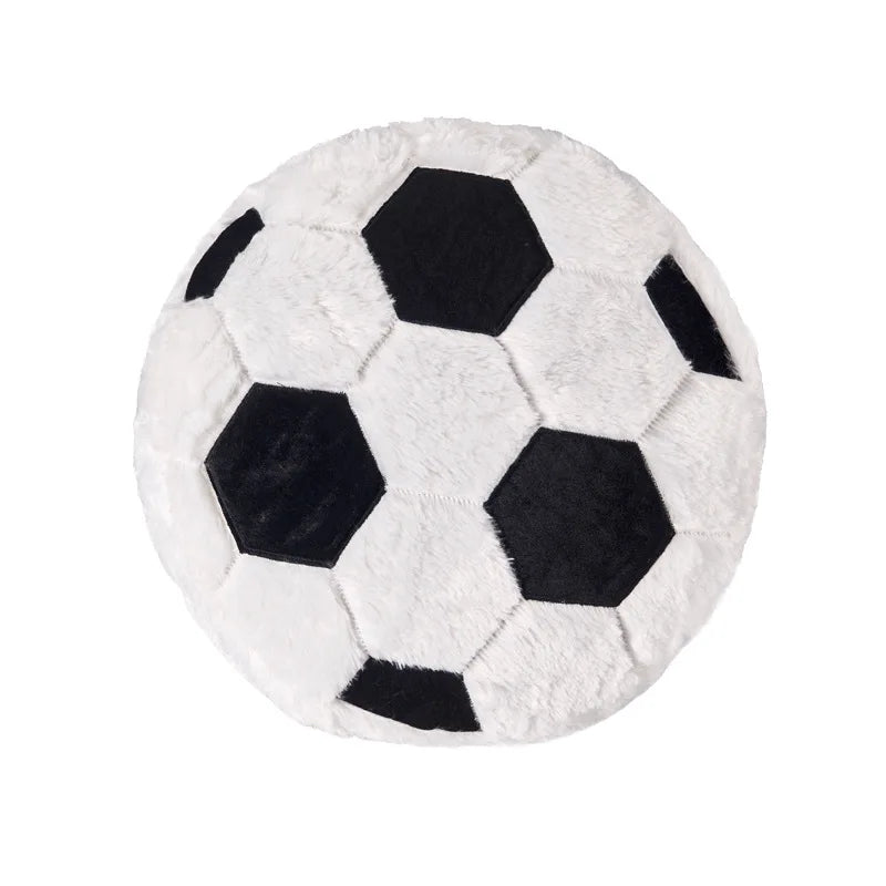 Fußball Plüschkissen | Fan Kissen | Geschenk für Freund | Gemütliche Wohnungsdekoration | Must-Have für Sportliebhaber Kaufschwan® 45x45cm