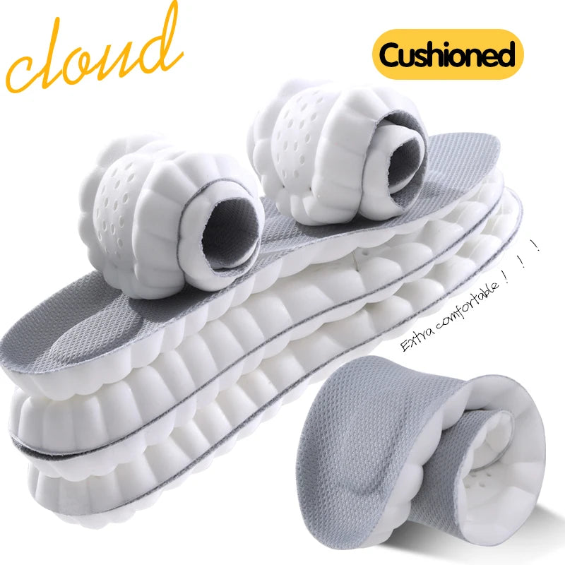 4D Massage Einlegesohlen | Superweiche Sportschuhe Sohlen mit Fußgewölbeunterstützung – Orthopädische Einlagen für Damen & Herren Kaufschwan®