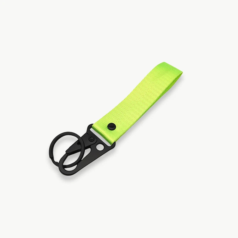 Personalisierter Schlüsselanhänger fürs Handgelenk – Mit eigenem Text oder Logo | Lanyard mit Clip für Auto & Motorrad, Unisex Design