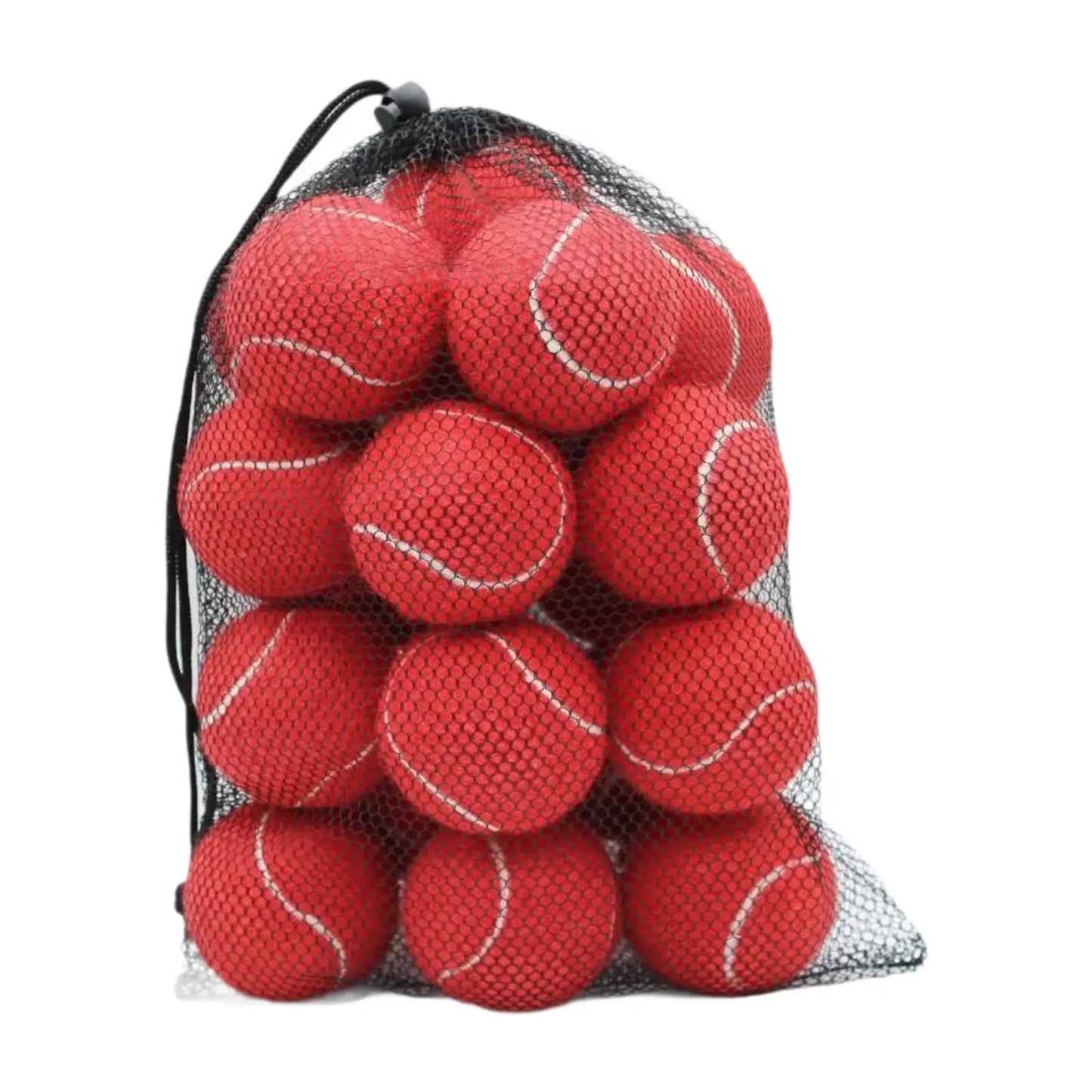 20er Pack Tennisbälle für Training & Übungen – Robuste 2,52" Standardgröße Bälle für Outdoor Sport & Tennistraining Kaufschwan® Rot