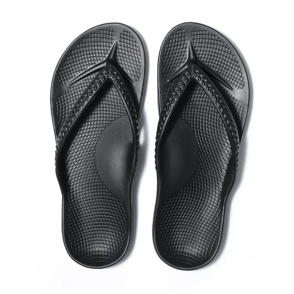 Flip-Flops für Herren | Sommer-Orthopädische Sandalen | Plantarfasziitis-Linderung | Weiche, Leichte Hausschuhe