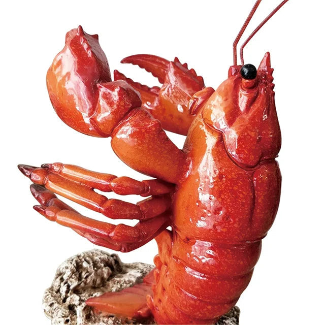 Hummer Weinflaschenhalter – Harz Langusten Flaschenständer | Maritime Küchen- & Bar Dekoration | Meeres-Themen Ornament