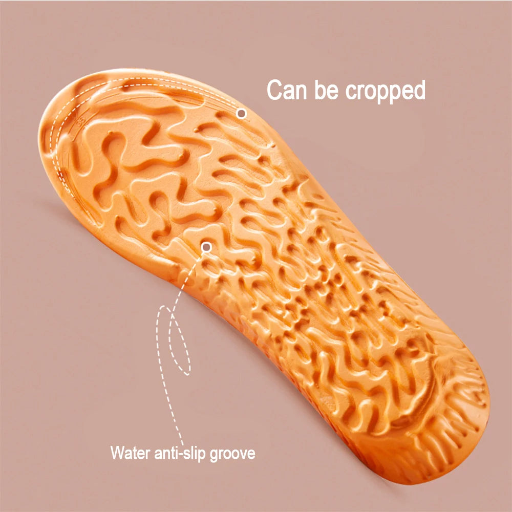 Unsichtbare Erhöhungseinlagen (1,5–3,5 cm) | Orange EVA Memory Foam Sport Einlegesohlen – Atmungsaktiv & Bequem für Herren Kaufschwan®