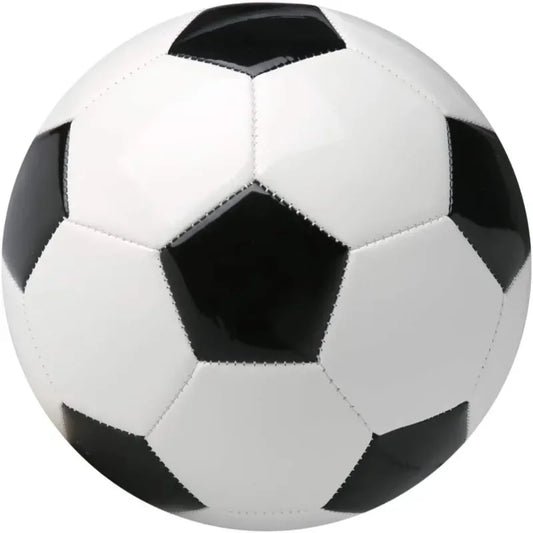 Professioneller Trainingsfußball – Größe 3, 4, 5 Klassisches Weiß-Schwarz Design | Hochwertiger PU Ball für Training & Freizeit Kaufschwan® Größe 4