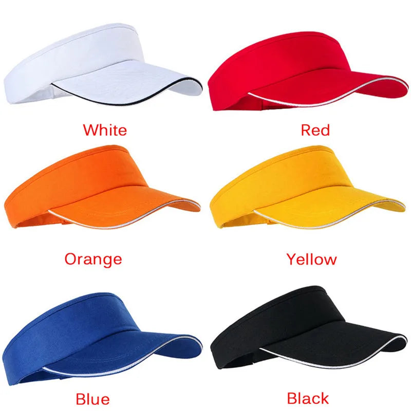 Tennis Visor Kappe für Damen & Herren – Verstellbare Sport Sonnenkappe | Leichte Lauf-, Strand- & Outdoor Tennis Mütze Kaufschwan®