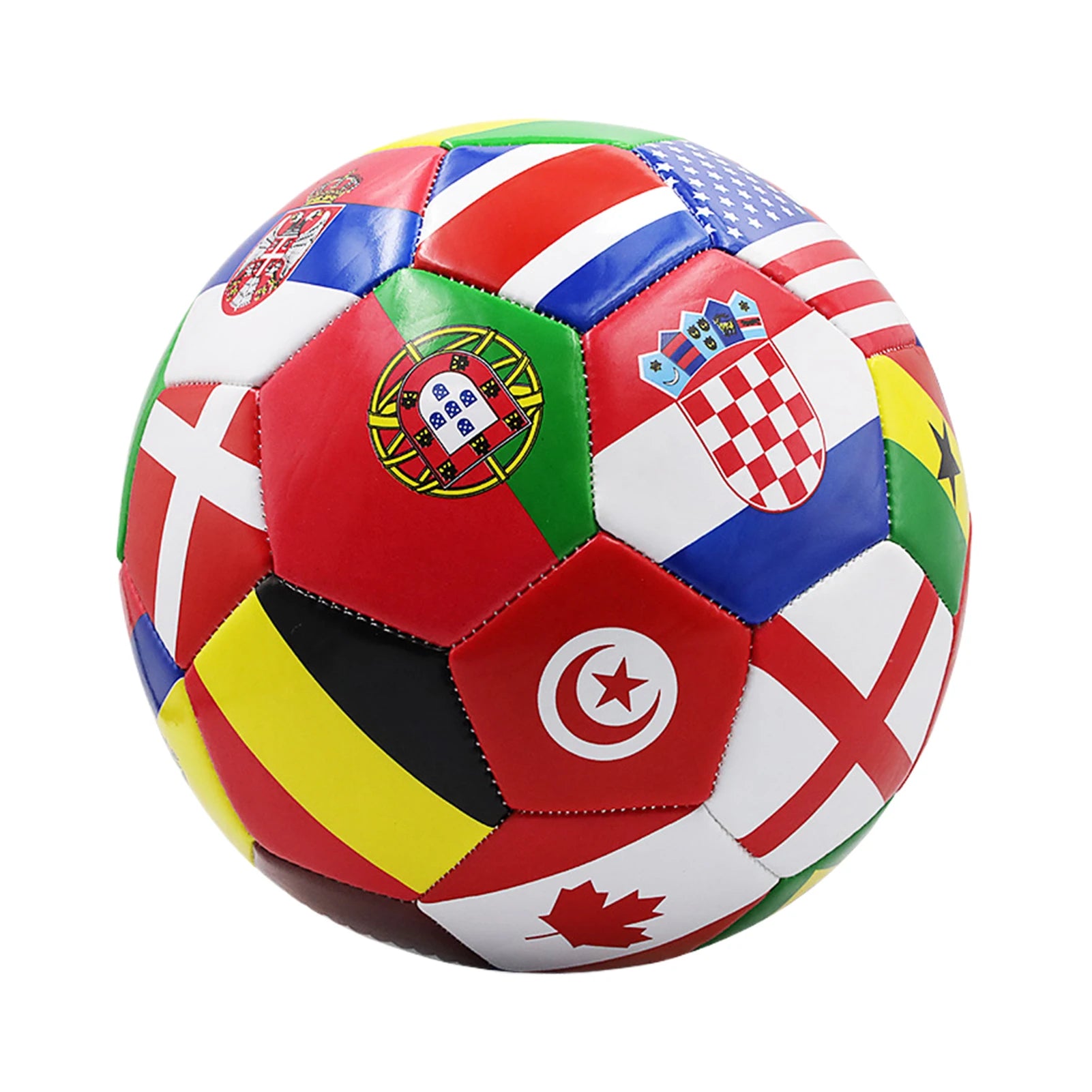 Professioneller Fußball Größe 5 – Rot-Grün Trainings- & Matchball | Langlebiger Ball für Indoor- & Outdoor-Spiele Kaufschwan®