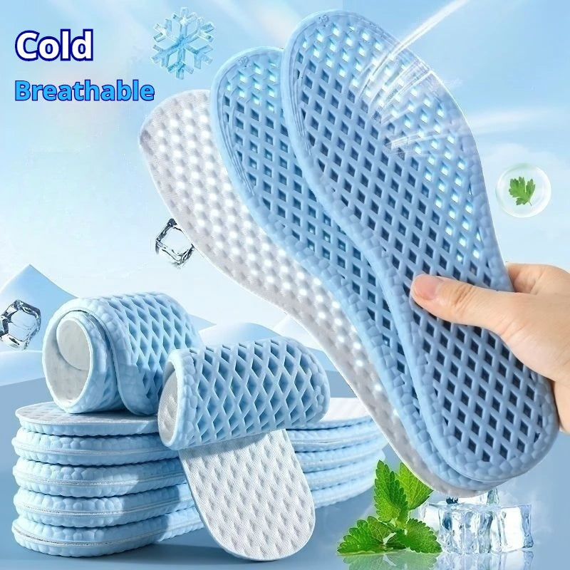 Atmungsaktive Memory Foam Einlegesohlen für Herren – Sommer-Schuhsohlen mit Stoßdämpfung für Laufen & Sport Kaufschwan®