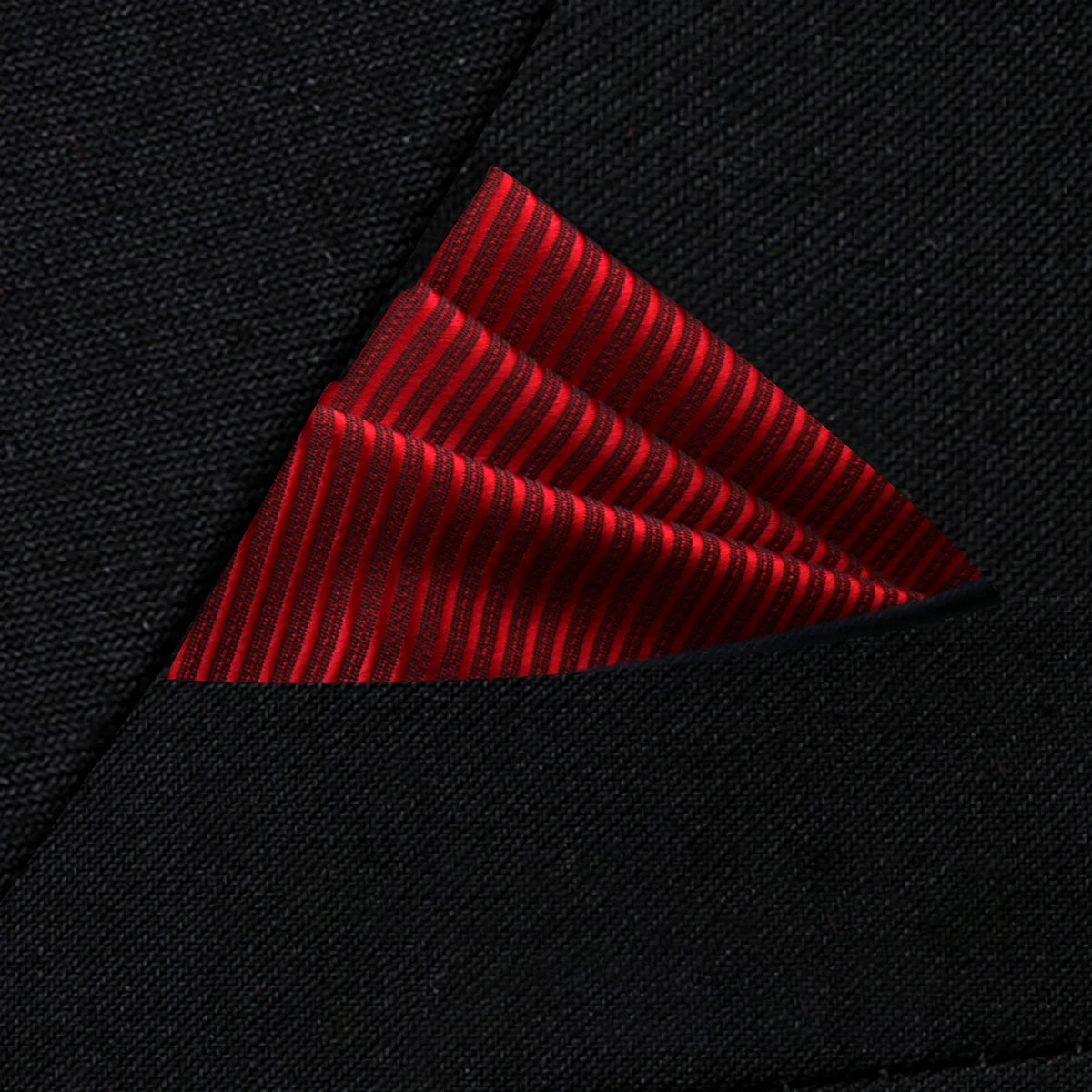 Herren Einstecktuch – Neues Design Jacquard Gewebtes Taschentuch, Braunes Anzug Accessoire für Hochzeit, Party & Formelle Anlässe Kaufschwan® Ziegelrot