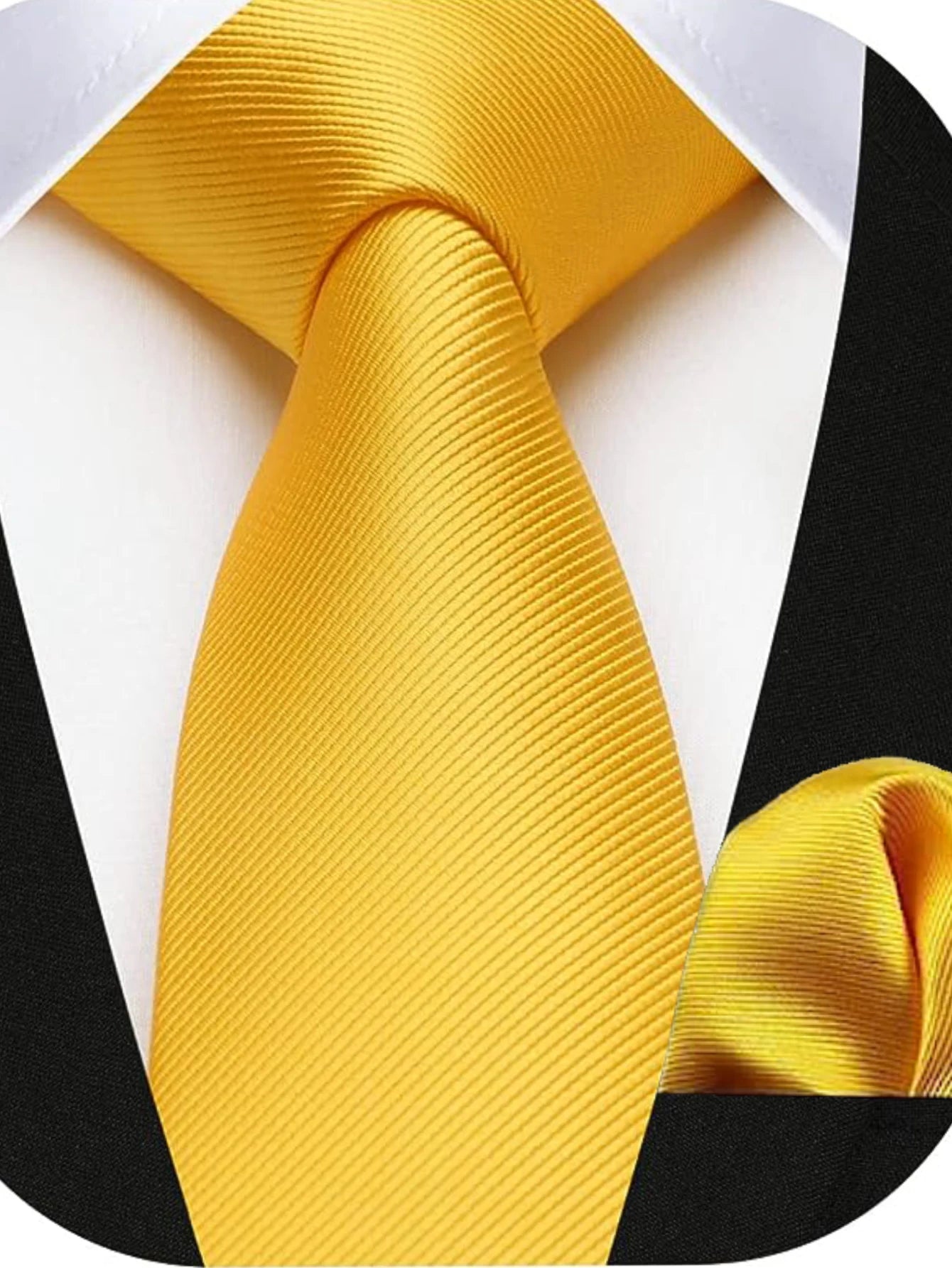 Herren Seidenkrawatten-Set – 6 cm Schmale Krawatte mit Passendem Einstecktuch | Elegantes Geschenk für Hochzeit, Business & Formelle Anlässe Kaufschwan®