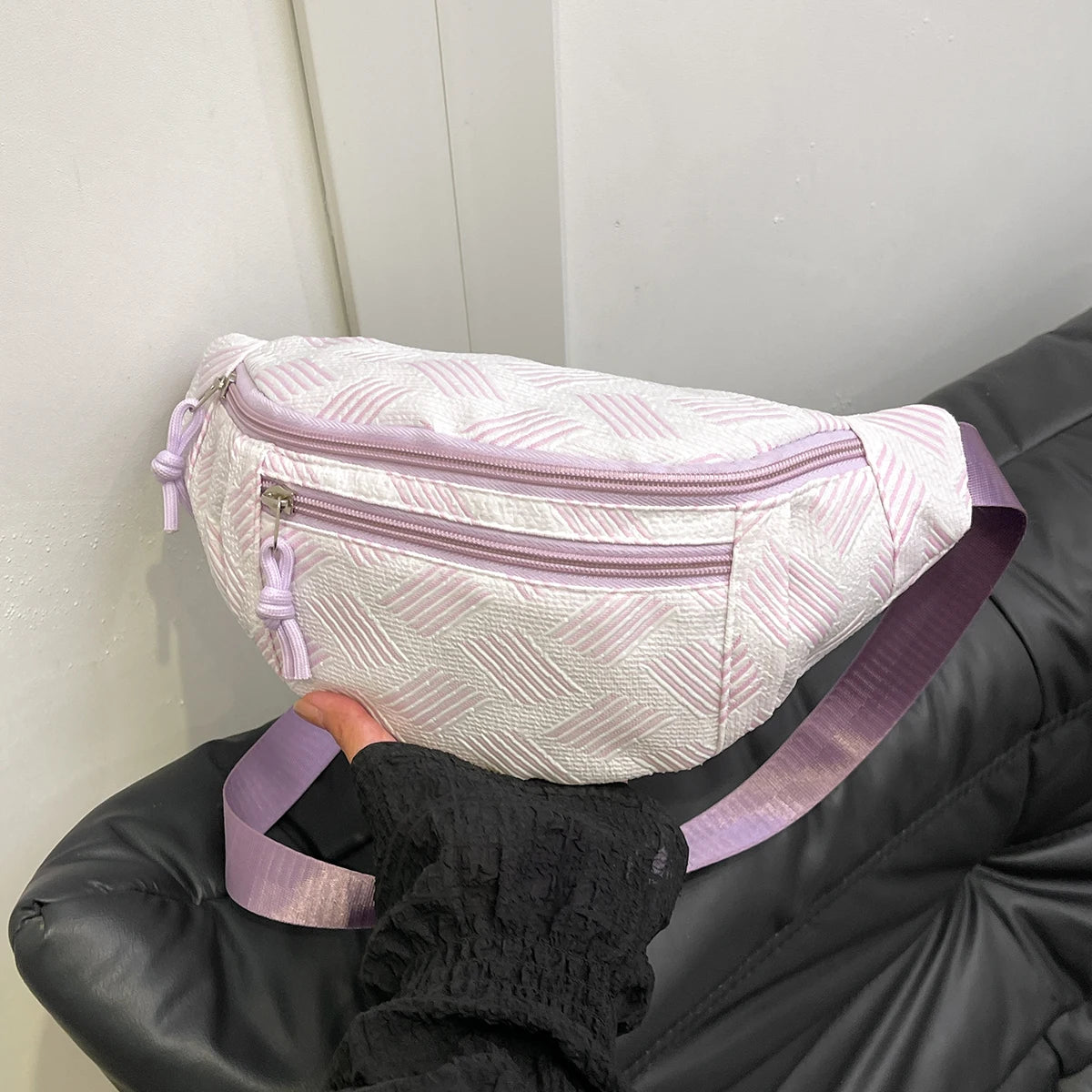 Damen Gürteltasche – Schlichte Nischen Brusttasche | Modische Hüfttasche für Studentinnen & Alltag Kaufschwan®