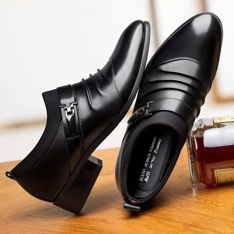 Herren Formelle Spitzschuhe – Hochwertige Luxus-Businessschuhe | Eleganter Stil für Herbst & Winter zum Günstigen Preis Kaufschwan®