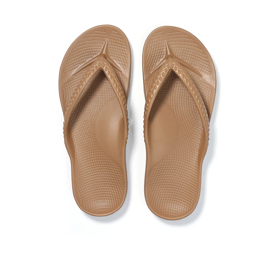 Flip-Flops für Herren | Sommer-Orthopädische Sandalen | Plantarfasziitis-Linderung | Weiche, Leichte Hausschuhe