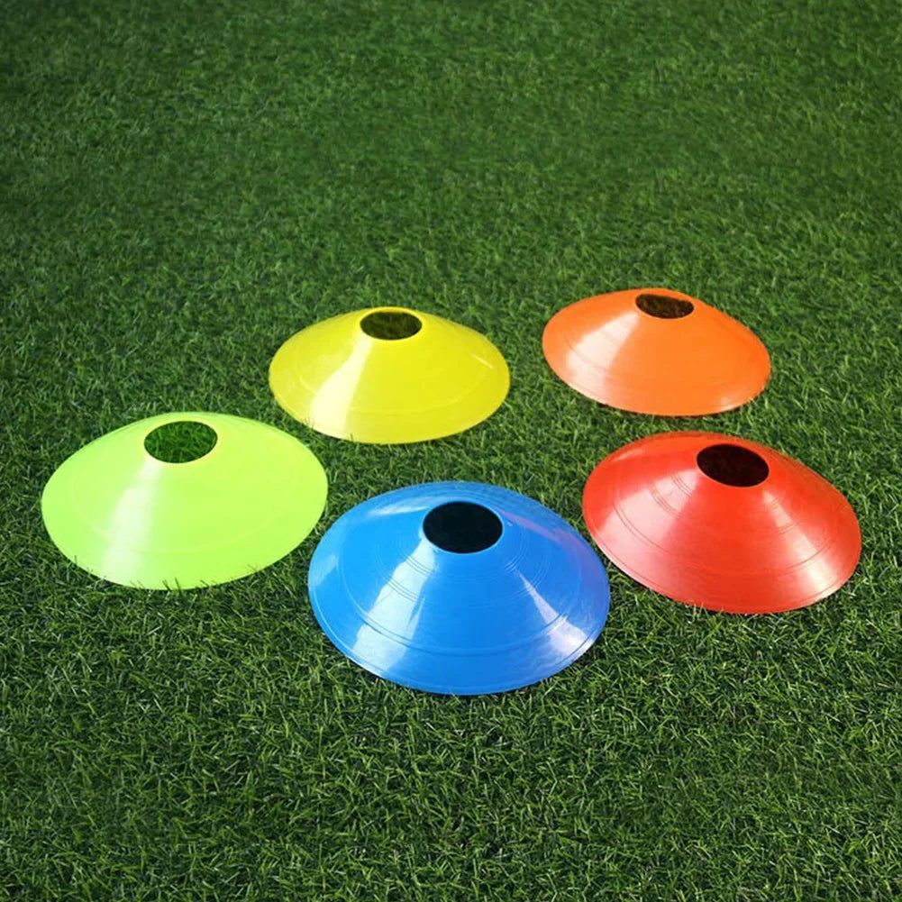10er Set Trainingskegel – Fußball & Agility Trainingsausrüstung für Kinder & Profis | Sportmarkierungen für Geschwindigkeits- & Koordinationsübungen Kaufschwan®