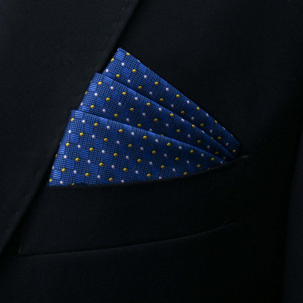 Neues Stil Herren Einstecktuch – Schwarzes Taschentuch Anzug Accessoire für Hochzeit, Party & Geburtstagsgeschenk