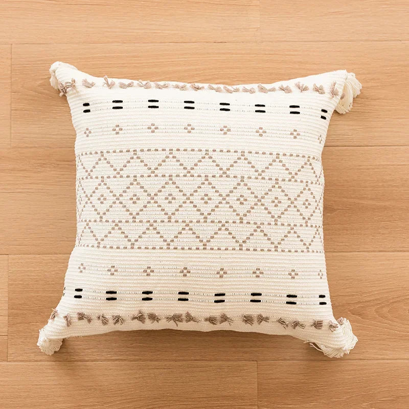 Verschiedene Kissenbezüge | Geometrisches Halbkreis Häkel-Dekokissenbezüge für Sofa & Wohnkultur Kaufschwan® Design 3 45X45CM