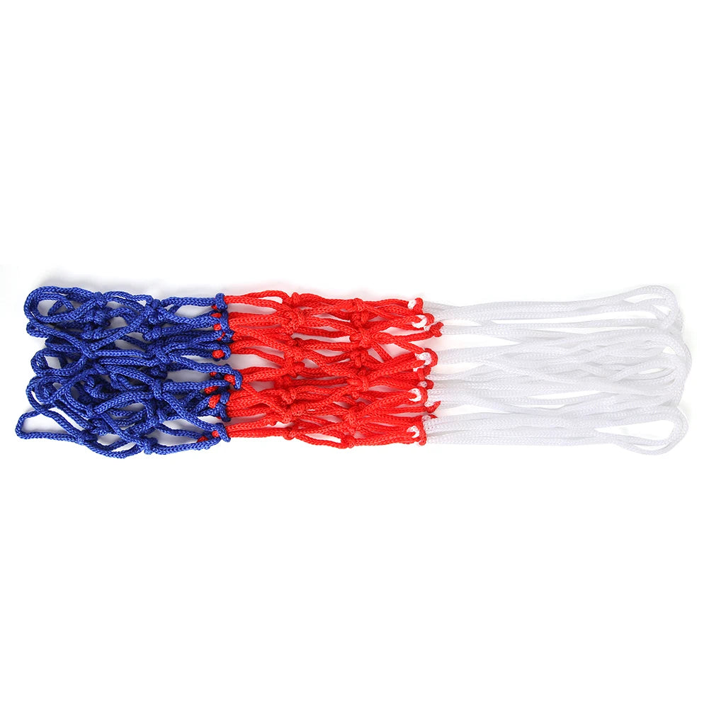 Allwetter Basketballnetz – Standard Dreifarbiges Netz für Outdoor Körbe | Strapazierfähiges Basketball Netz für Sport & Freizeit Kaufschwan®