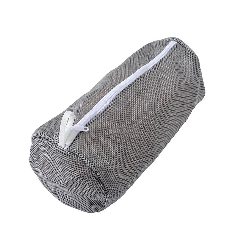 Schuh-Wäschenetz für Waschmaschine – Honigwaben-Mesh Waschbeutel mit Reißverschluss | Schuhreinigungsbeutel für Sneaker & Laufschuhe (39×18cm)