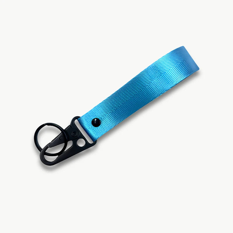Personalisierter Schlüsselanhänger fürs Handgelenk – Mit eigenem Text oder Logo | Lanyard mit Clip für Auto & Motorrad, Unisex Design