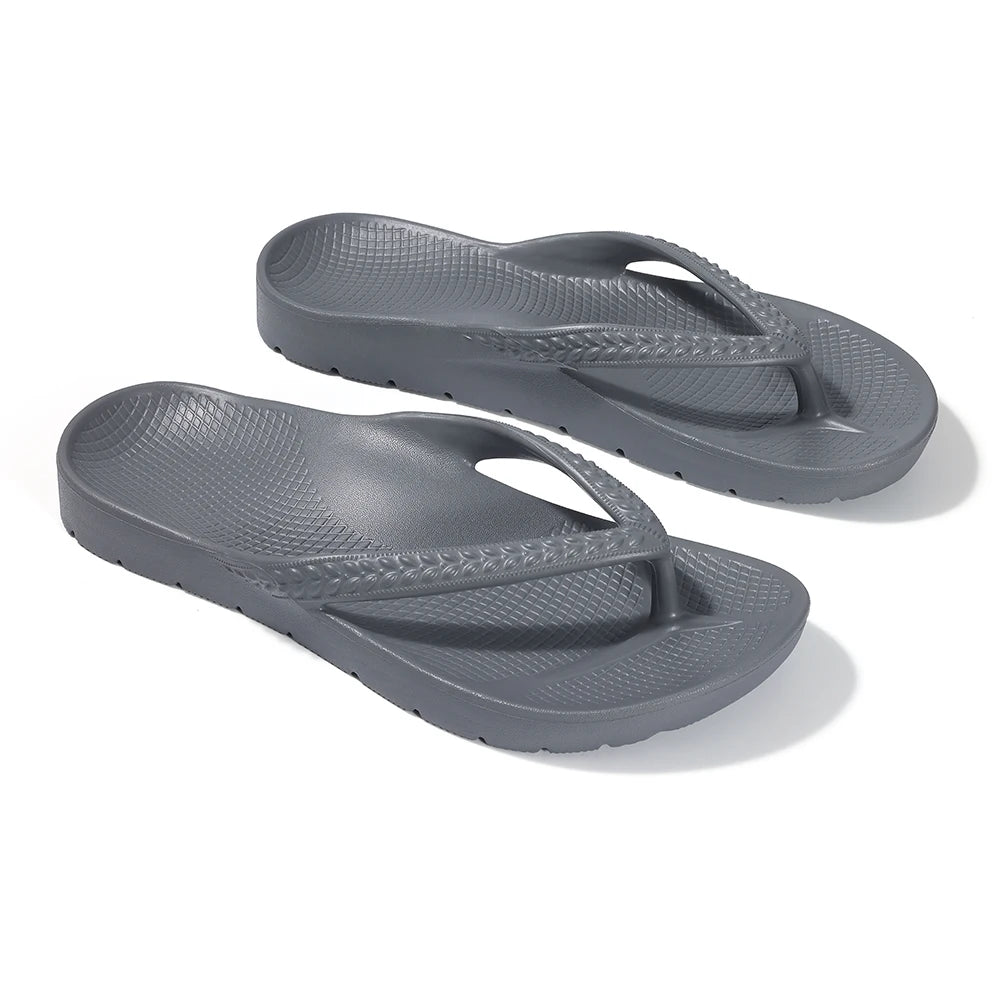 Flip-Flops für Herren | Sommer-Orthopädische Sandalen | Plantarfasziitis-Linderung | Weiche, Leichte Hausschuhe Kaufschwan®