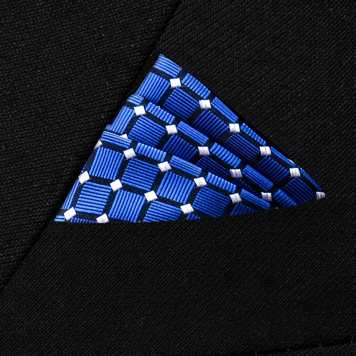 Herren Einstecktuch – Neues Design Jacquard Gewebtes Taschentuch, Braunes Anzug Accessoire für Hochzeit, Party & Formelle Anlässe Kaufschwan®